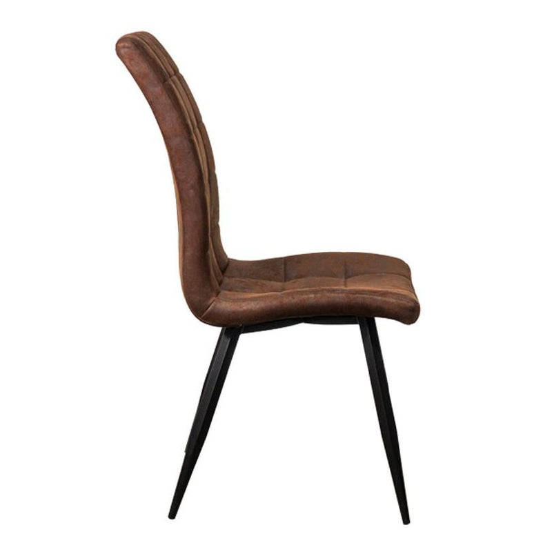 Corcoran Importation Dining Chair DF-1315-BR Leather Side Chair - Brown IMAGE 6