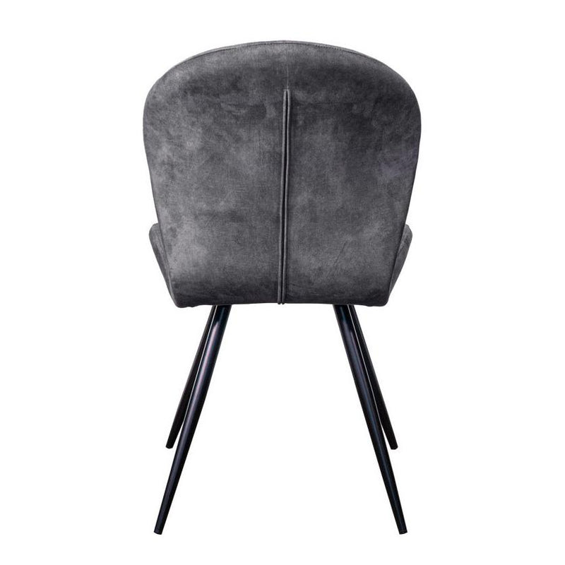 Corcoran Importation Dining Chair NH-6701-GR Leather Side Chair - Grey IMAGE 5
