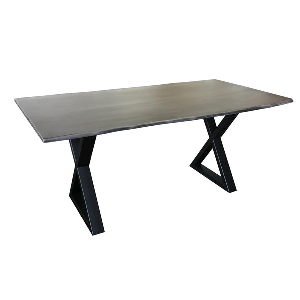 Corcoran Importation Zen Dining Table with Pedestal Base ZEN-13-AG IMAGE 1