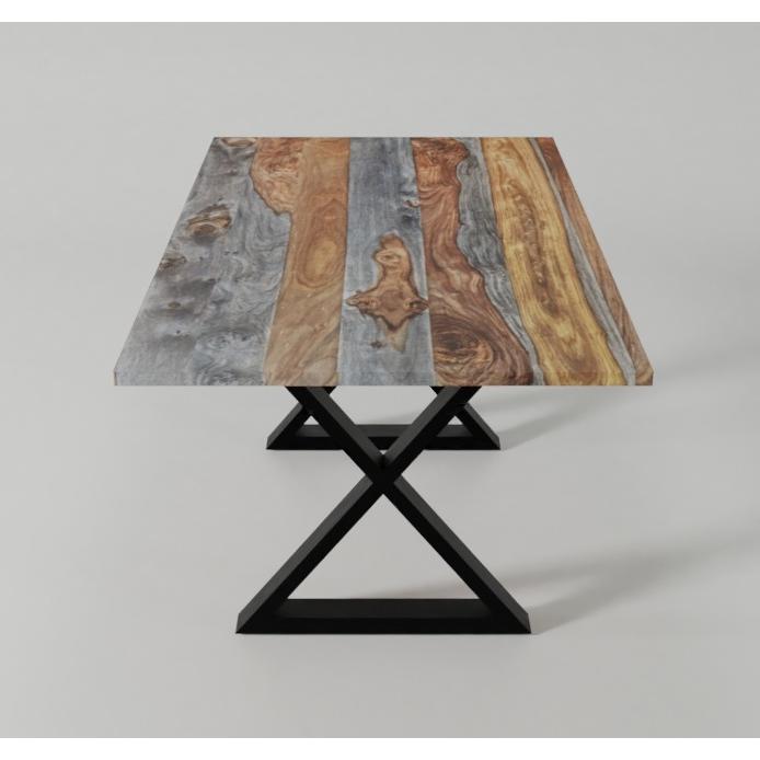 Corcoran Importation Zen Dining Table with Pedestal Base ZEN-13-SHGS IMAGE 8