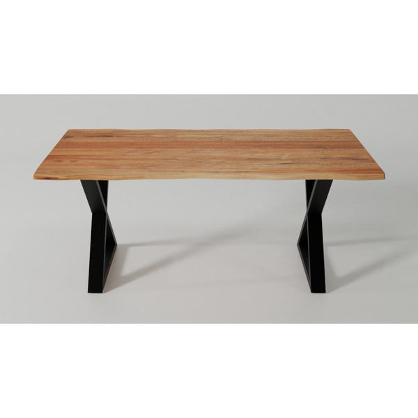 Corcoran Importation Zen Dining Table with Pedestal Base ZEN-13-BL IMAGE 1