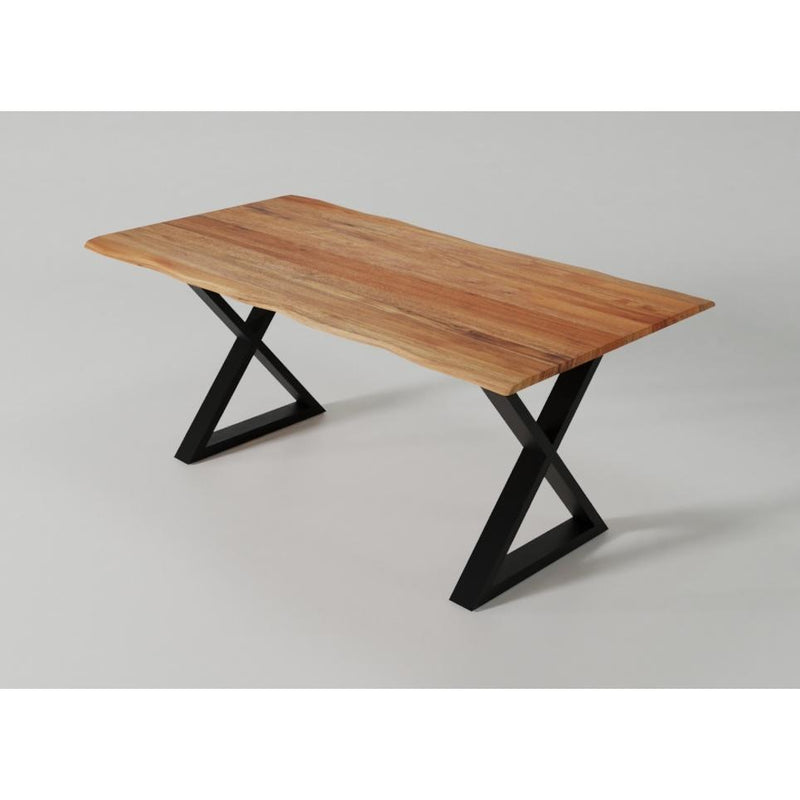 Corcoran Importation Zen Dining Table with Pedestal Base ZEN-13-BL IMAGE 4
