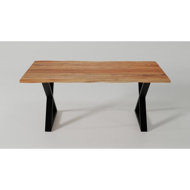 Corcoran Importation Zen Dining Table with Pedestal Base ZEN-13-BL IMAGE 5