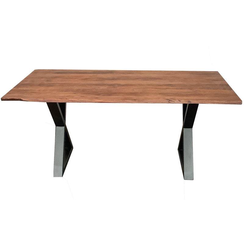 Corcoran Importation Zen Dining Table with Pedestal Base ZEN-13-BLSB IMAGE 1