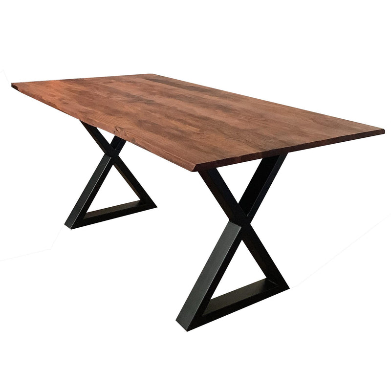 Corcoran Importation Zen Dining Table with Pedestal Base ZEN-13-BLSB IMAGE 2