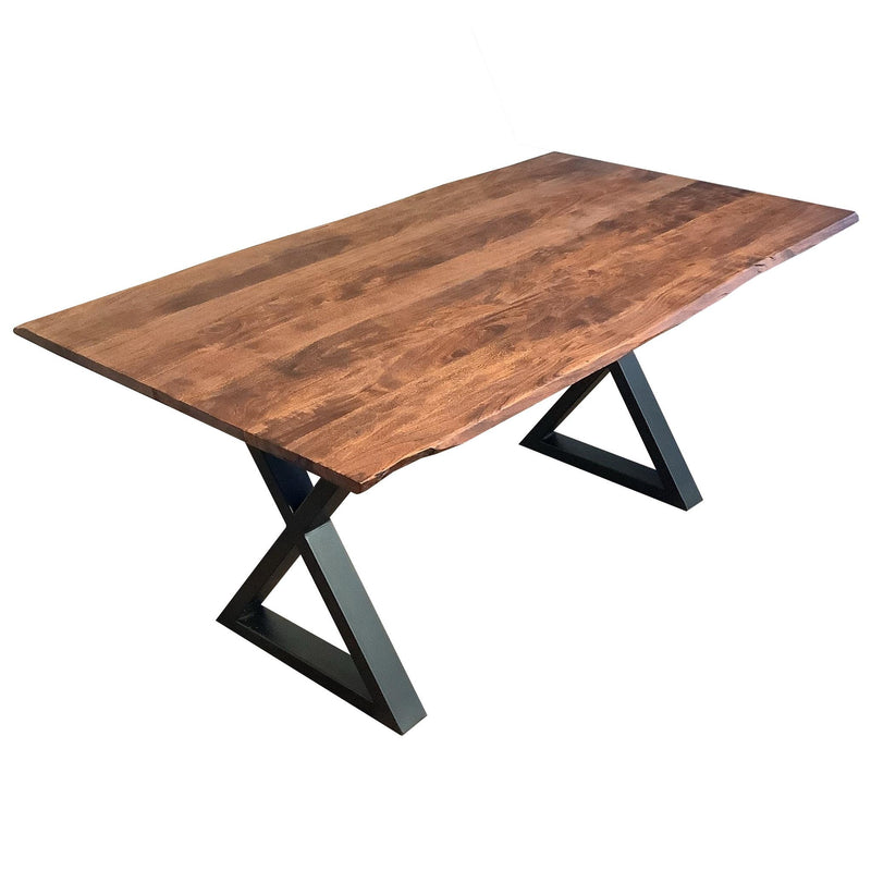 Corcoran Importation Zen Dining Table with Pedestal Base ZEN-13-BLSB IMAGE 3