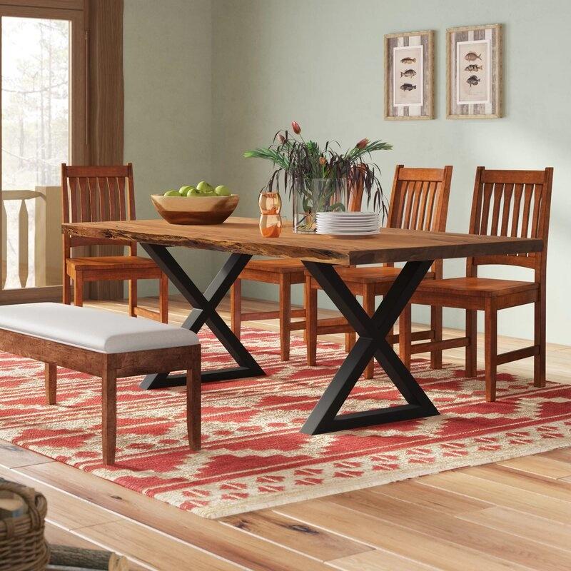 Corcoran Importation Zen Dining Table with Pedestal Base ZEN-84-A/ZL-BLX IMAGE 6