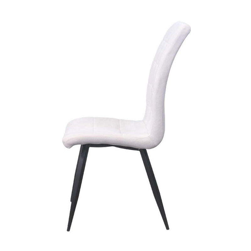 Corcoran Importation Dining Chair DF-1315-WH Leather Dining Chair - White IMAGE 3