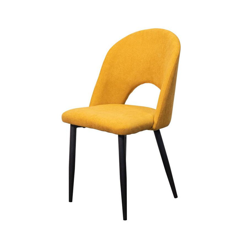 Corcoran Importation Dining Chair DF-1788-MUS Leather Side Chair - Mustard IMAGE 1