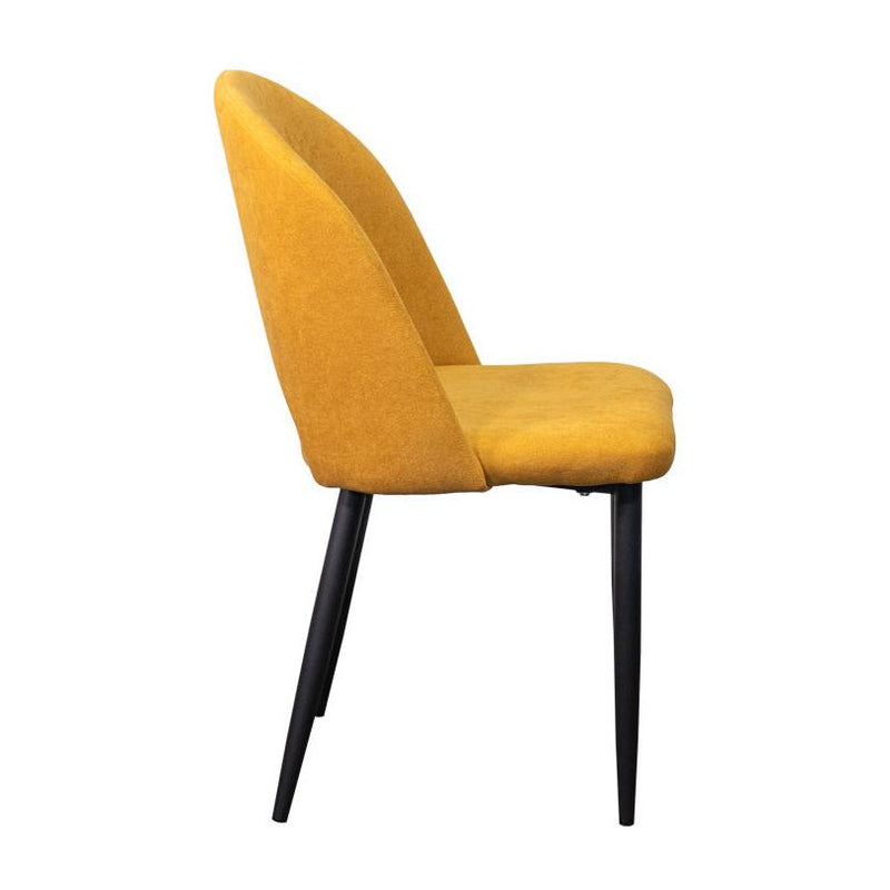 Corcoran Importation Dining Chair DF-1788-MUS Leather Side Chair - Mustard IMAGE 8