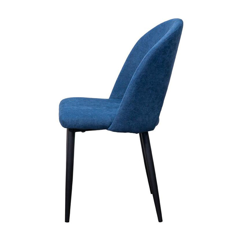 Corcoran Importation Dining Chair DF-1788-BLUE Leather Side Chair - Blue IMAGE 3