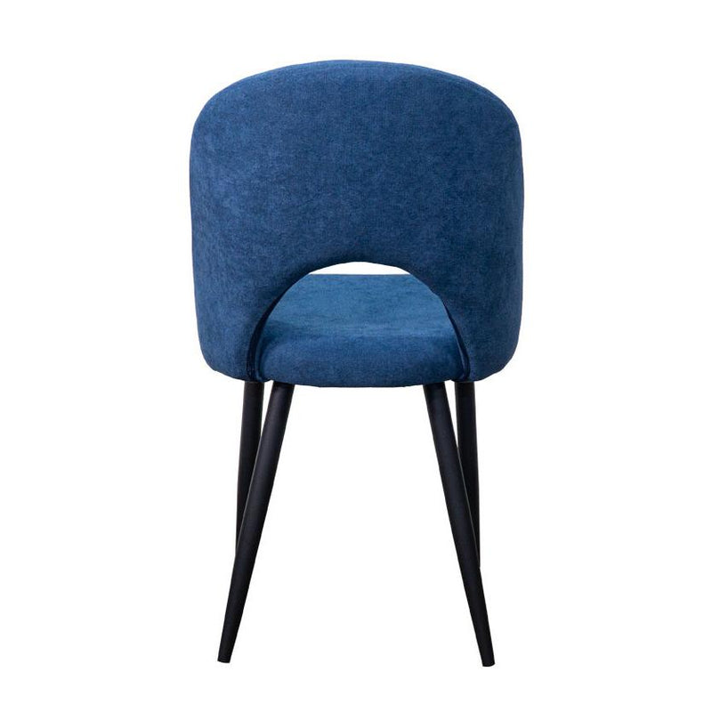 Corcoran Importation Dining Chair DF-1788-BLUE Leather Side Chair - Blue IMAGE 5