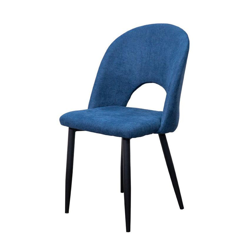 Corcoran Importation Dining Chair DF-1788-BLUE Leather Side Chair - Blue IMAGE 8