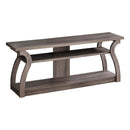 Monarch I 2666 60" TV Stand - Dark Taupe IMAGE 1