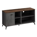 Monarch I 2830 48" TV Stand - Grey Concrete/Medium Brown Reclaimed IMAGE 1