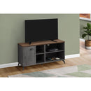 Monarch I 2830 48" TV Stand - Grey Concrete/Medium Brown Reclaimed IMAGE 2