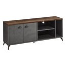 Monarch I 2831 60" TV Stand - Grey Concrete/Medium Brown Reclaimed IMAGE 1