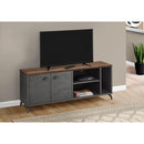 Monarch I 2831 60" TV Stand - Grey Concrete/Medium Brown Reclaimed IMAGE 2
