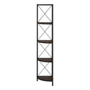 Monarch I 3645 60" Bookcase - Espresso/Black IMAGE 2