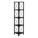 Monarch I 3645 60" Bookcase - Espresso/Black IMAGE 3