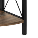 Monarch I 3646 60" Bookcase - Brown Reclaimed/Black IMAGE 7