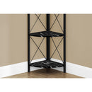 Monarch I 3650 60" Bookcase - Black Marble/Black IMAGE 3