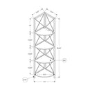 Monarch I 3650 60" Bookcase - Black Marble/Black IMAGE 5