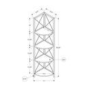 Monarch I 3652 60" Bookcase - Natural/White IMAGE 5