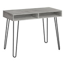 Monarch I 7773 Computer Desk - Grey/Black IMAGE 1
