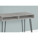 Monarch I 7773 Computer Desk - Grey/Black IMAGE 3