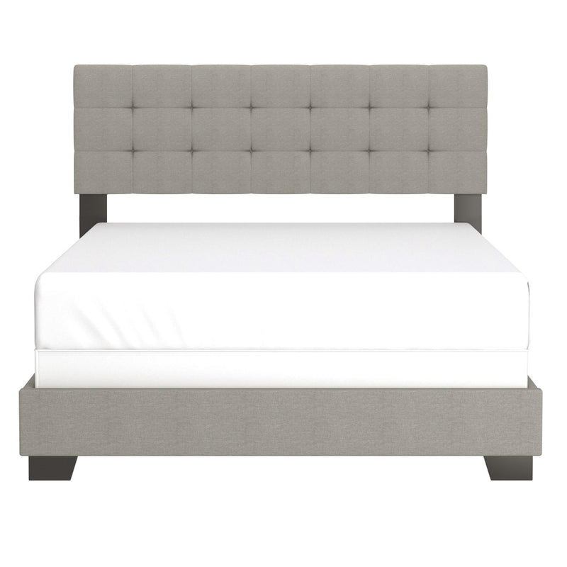 Worldwide Home Furnishings Exton 101-298Q-LGY 60" Queen Bed - Light Grey IMAGE 3