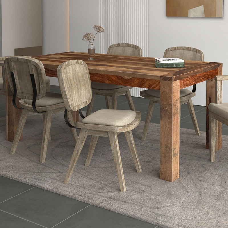 Worldwide Home Furnishings Krish Dining Table 201-381DSH IMAGE 2