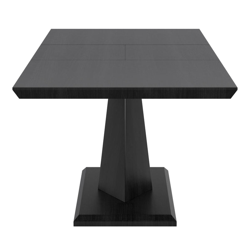 !nspire Eclipse 201-860BLK Dining Table w/Extension - Black IMAGE 4