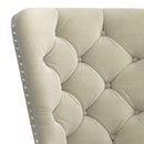 !nspire Hollis 202-614IV Dining Chair - Ivory and Chrome IMAGE 6