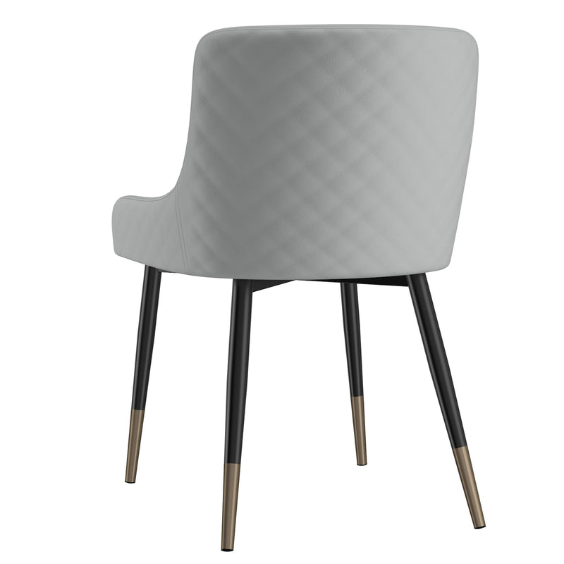 !nspire Xander 202-620LG Dining Chair - Light Grey and Black IMAGE 3