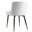 !nspire Xander 202-620WT Dining Chair - White and Black IMAGE 3