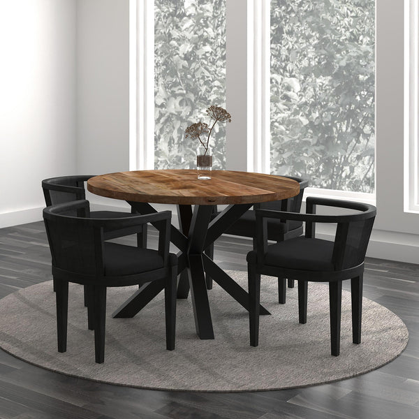 Worldwide Home Furnishings Arhan/Odin 5 pc Dinette 207-580NT_618CH IMAGE 1