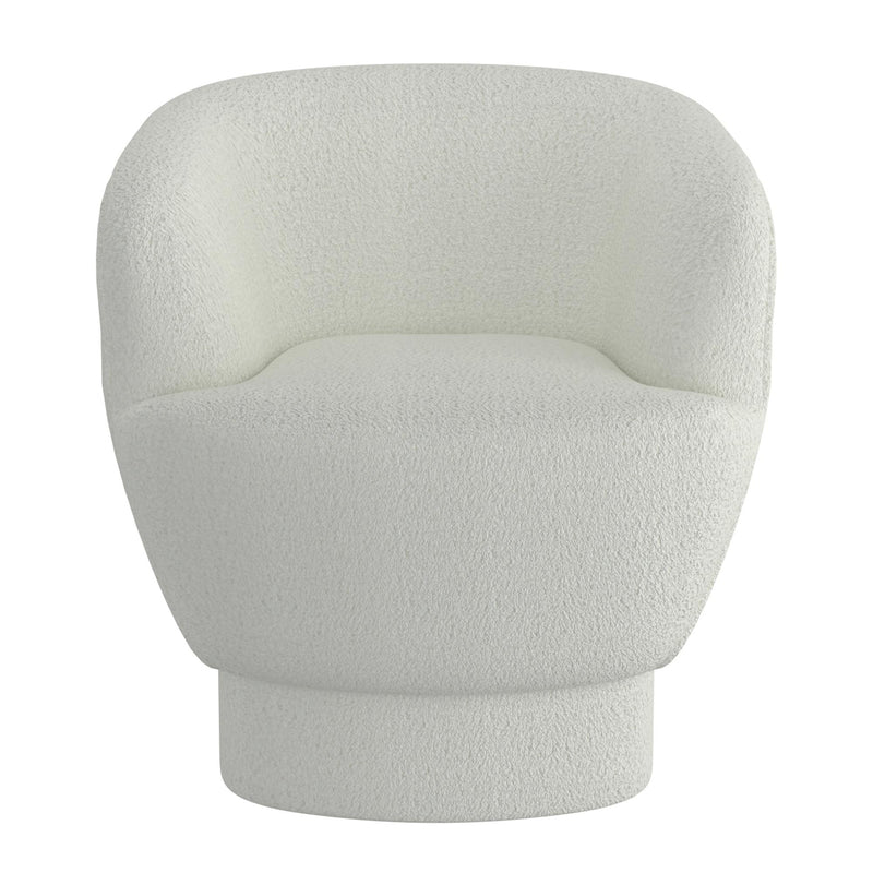!nspire Cuddle 403-677WT Accent Chair - White IMAGE 3