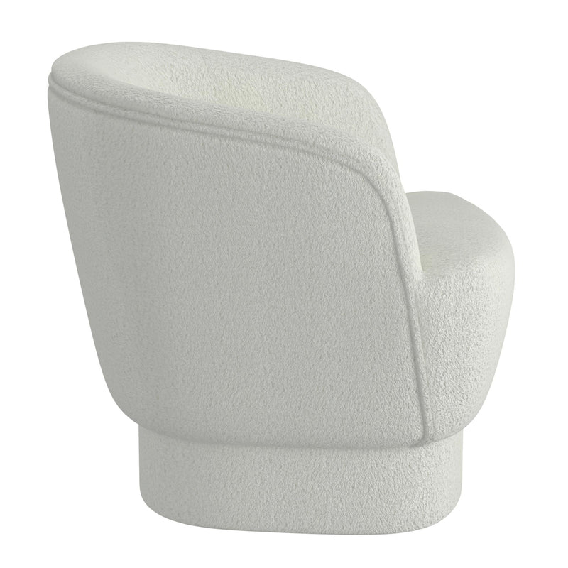 !nspire Cuddle 403-677WT Accent Chair - White IMAGE 4