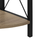 Monarch I 3648 60"H Dark Taupe/Black Corner Etagere IMAGE 7
