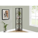 Monarch I 3648 60"H Dark Taupe/Black Corner Etagere IMAGE 8