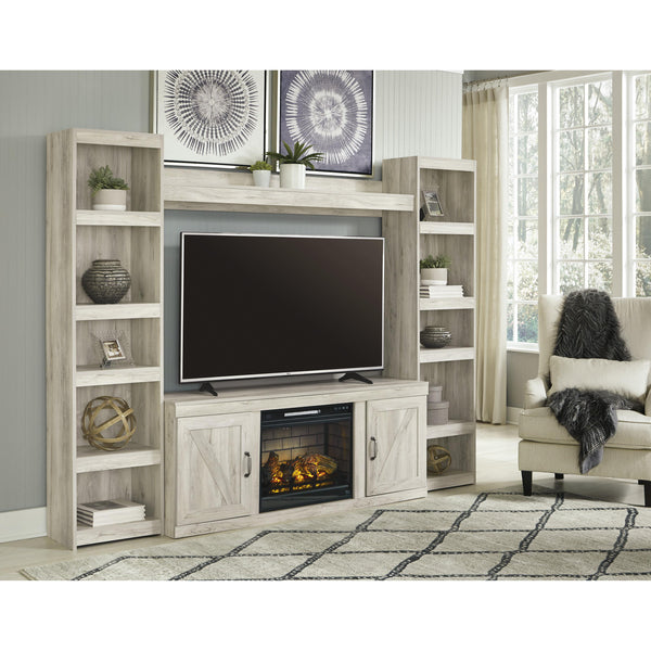 Signature Design by Ashley Bellaby EW0331W8 4 pc Entertainment Center with Electric Fireplace IMAGE 1