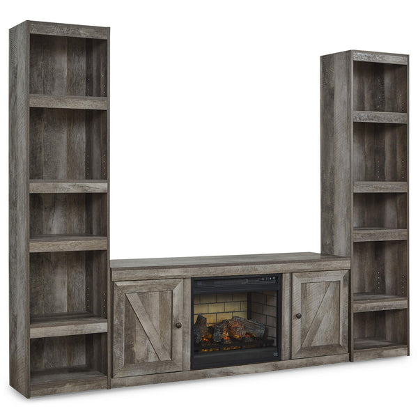 Signature Design by Ashley Wynnlow EW0440W10 3 pc Entertainment Center with Electric Fireplace IMAGE 1