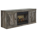 Signature Design by Ashley Wynnlow EW0440W7 TV Stand with Electric Fireplace IMAGE 1
