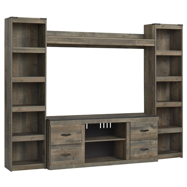 Signature Design by Ashley Trinell EW0446W7 4 pc Entertainment Center IMAGE 1