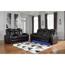 Signature Design by Ashley Party Time 3700315C Power Reclining Sofa with Adjustable Headrest IMAGE 15
