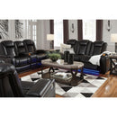 Signature Design by Ashley Party Time 3700315C Power Reclining Sofa with Adjustable Headrest IMAGE 18