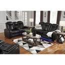 Signature Design by Ashley Party Time 3700318C Power Reclining Loveseat w/ Console and ADJ Headrest IMAGE 17