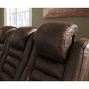 Signature Design by Ashley Game Zone 3850118C Power Reclining Loveseat w/ Console and ADJ Headrest IMAGE 8