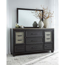 Signature Design by Ashley Foyland B989B1 Dresser and Mirror IMAGE 2